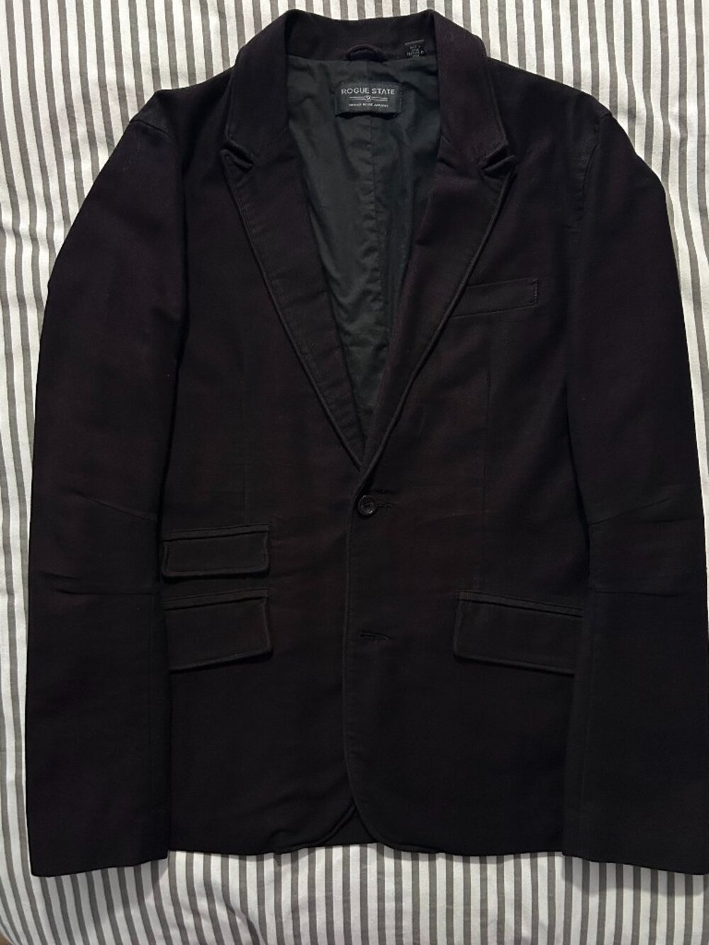 Vintage Rogue State Men's 2 Button Sport Coat, Size Large